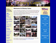 Tablet Screenshot of disney-cams.com